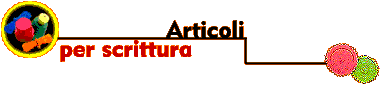 STAMPI PER ARTICOLI PER SCRITTURA